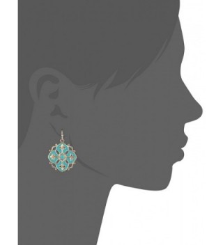 1928 Jewelry Domenica Gold Tone Turquoise