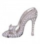 Neevas High-heeled shoe Brooch Pin W Crystals Diamante Rhinestone Wedding Breastpin - Silver - CO12N17LHXR