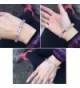 GULICX Womens Zirconia Plated Bracelet