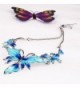 QIYUN Z Butterfly Pendant Necklace Earrings in Women's Pendants