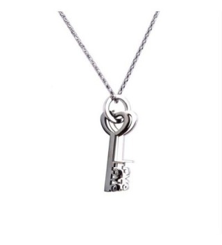 Lovers Heart Stainless Pendant Necklace