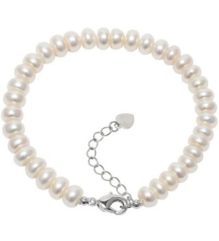 Aobei Cultured Freshwater Bracelet Silver tone