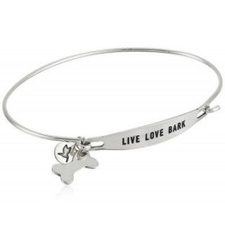 Chamilia Live Love Bark Bangle Bracelet - Silver - C012O1649RG