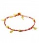 Anklet Gold Plated Luck Charms in Women's Anklets
