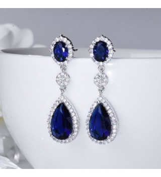 SELOVO Pierced Earrings Silver Zirconia