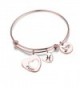 Maofaed Rose Gold Zodiac Sign Constellation bracelet for Women Girl Gifts - Pisces-Rose Gold - CF185SGIOE6