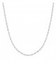 Sterling Silver 1.5mm Diamond-Cut Bar Link Chain (16- 18- 20- 22- 24- 30- or 36 inch) - C211PA6ZBAX