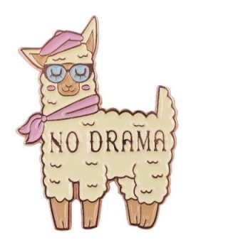 No Drama Llama Enamel Cute Pin - CX189C5LS6N