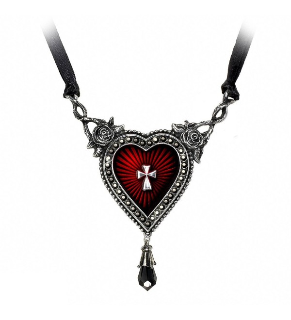 The Sacred Heart Pendant Necklace - CJ114BYPL9N