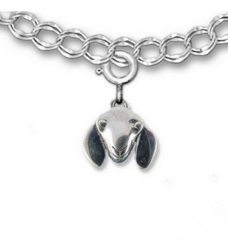 Sterling Silver Nubian Goat Charm for charm bracelet by The Magic Zoo - CO119B2DOM1