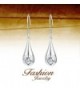 YFN Teardrop Sterling Hollowout Earrings