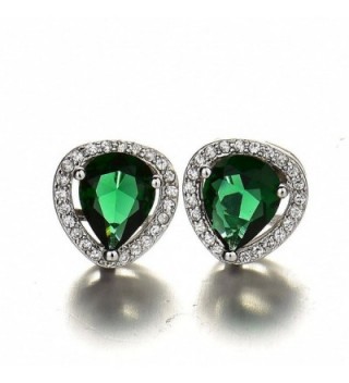 GULICX Shinning Emerald Zironia Earrings