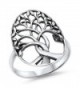 CHOOSE YOUR COLOR Sterling Silver Tree of Life Ring - CP11Y23KNYL