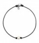 Cultured Freshwater Necklace Handmade Genuine - 15'' Black - CK12IKN9CNB