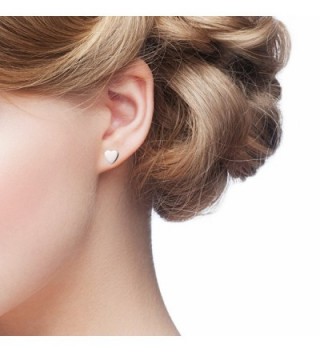 Foreverstore Sterling Silver Heart Earring in Women's Stud Earrings