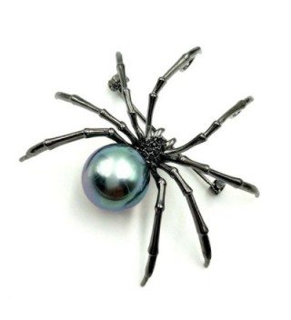 Victorian Mother Spider Brooches Silver