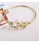RUXIANG Crystal Opening Bracelet Jewelry