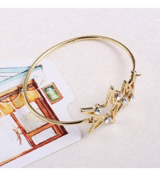 RUXIANG Crystal Opening Bracelet Jewelry in Women's Bangle Bracelets