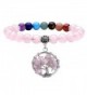 JOVIVI Healing Crystal Bracelet Meditation - Rose Quartz - CU187IH5MRR