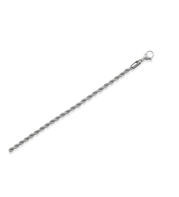 Rope Chain Bracelet 316L Surgical Stainless Steel - CH114X89MBP