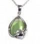 Irish Celtic Rhodium Claddagh Pendant in Women's Pendants