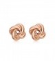 DIFINES Redbarry Plated Love knot Earrings - Rose - CK12BPVL9Y5