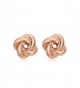 DIFINES Redbarry Plated Love knot Earrings - Rose - CK12BPVL9Y5