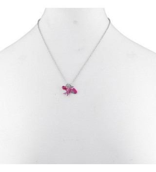 Lux Accessories Silvertone Awareness Necklace in Women's Pendants