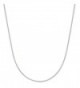 Sterling Silver Italian 1.4mm Diamond-Cut Cuban Curb Chain Necklace All Sizes 16" - 30" - CW12N2HHT0V