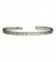 Psalm 46:10 Be Still and Know - Cuff Bracelet Jewelry Hand Stamped 1/4" Smooth Texture Aluminum - CB12EX8J2ZP