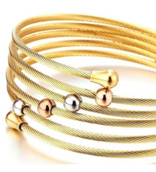 Multi lap Elastic Adjustable Twisted Bracelet