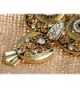 Alilang Antique Golden Rhinestone Embellish