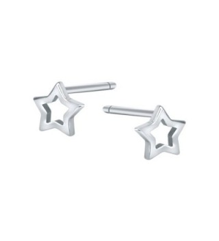 AoedeJ Star Earrings Sterling Silver Minimalist Star Stud Earrings for Women Girls Valentines Earrings - Style 2 - CK189LW0U5C