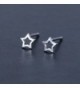 AoedeJ Earrings Sterling Silver Minimalist in Women's Stud Earrings