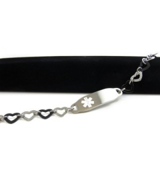 MyIDDr Pre Engraved Customizable Alzheimers Bracelet in Women's ID Bracelets