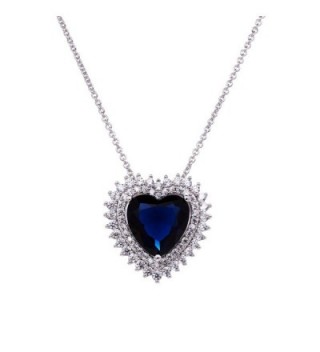 Forever Sapphire Pendant Necklace Jewelry