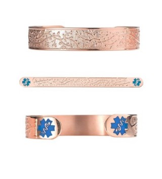 Divoti Engraved Valentine Medical Bracelet - TP Blue - CK12H03BKO1