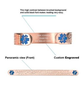 Divoti Engraved Valentine Medical Bracelet