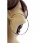 Large Black Hoop Earrings Thin Hoop Earrings Black Hoops 4 Inch Hoop - CL120H80WDV