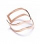 Double Chevron Band Titanium Jewelry in Women's Band Rings