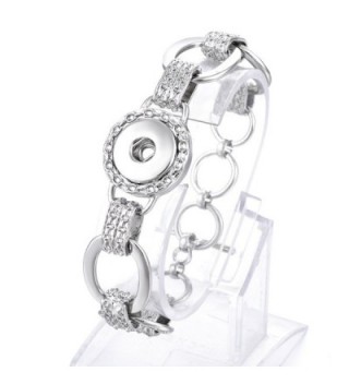 Vocheng Snap Charms Bracelet 18mm Button Interchangeable Jewelry Nn-350 - C1120299QV9