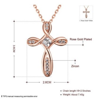 Pendant Necklace Infinity Crystal Jewelry