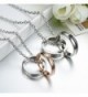 Titanium Couple Pendant Necklace Perfect in Women's Lockets