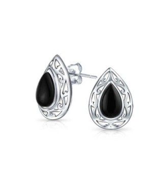 Bling Jewelry Teardrop earrings Sterling in Women's Stud Earrings