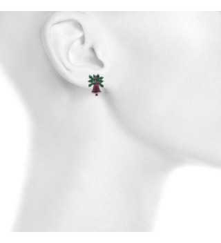 Lux Accessories Christmas Snowman Earring