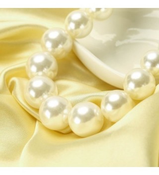 MeliMe Necklaces Flapper Wedding Jewelry in Women's Pearl Strand Necklaces