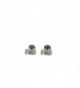 Chelsea Jewelry Basic Collections Fornication U C K Word Stud screw-back Earrings - Stainless Steel - CL12EES4SWL