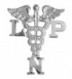 NursingPin - Licensed Practical Nurse LPN Graduation Nursing Pin in Sterling Silver - C41173YWFND
