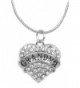 Gift Engraved Jewelry Necklace Colorless
