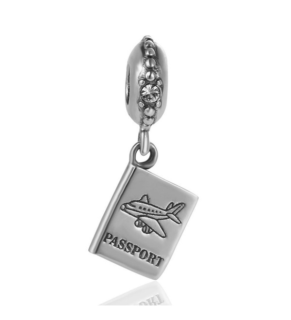 SoulBeads Sterling Airplane Passport Austrian - CT12HGVFYPN